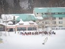 ゲレンデ側よりホテル外観