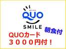 QUO�J�[�h3000�~�t�@���H�t