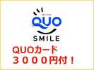 QUO�J�[�h3000�~�t