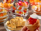 ジャムやバターも豊富にご用意♪