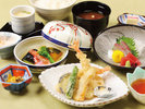 天ぷら・お刺身・煮物御膳