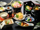 【旬彩御膳(冬)】会席よりもボリューム感を抑えた御膳スタイルのお食事は、おひとり様にもおすすめ♪