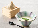 【夕食:甘味】奈良県産の酒粕を使用した料理長お手製の酒粕プリンは必食!(かがりや会席/大和会席のみ)