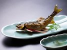 鮎塩焼き