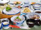 鯛しゃぶと季節の懐石(食事例)