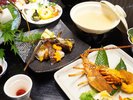 伊勢海老づくし会席料理一例