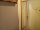 全てのお部屋に全身鏡もございます。お洒落に決めましょう!