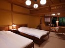 ●露天付特別室 【蓬莱の間】の寝室