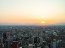 客室からの夕景