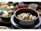 松茸の釜飯