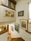 館内には山下文子氏の押し花の作品が沢山展示しております。