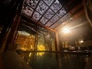 貸切温泉【SAKURA】竹灯籠のライトアップが幻想的♪桜まつり期間中は、お花見温泉に!
