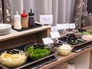 朝食ビュッフェ サラダコーナー(一例)