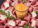 夕食ビュッフェ2026マルシェ ローストビーフカルパッチョ