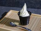 【夕食】デザートのイチオシは牧場直送のジャージーミルクソフトクリーム。