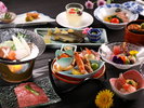 □【舞の料理 夏 一例】若女将おすすめ◎季節の当地食材の鍋や、信州の旬の滋味を使ったお料理