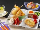 □【幼児のお子様のお料理】デザートやお刺身もございます