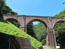 碓氷峠鉄道遺産群の一つ「めがね橋」(碓氷第3橋梁)