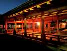 《ライトアップ》嚴島神社 朱の回廊は夜も印象的