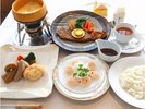 ご当地夕食♪道産牛ステーキと興部ノースプレインファームのコースディナー