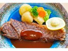 ご当地夕食♪道産牛ステーキ