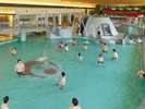 室内プール室内温水プールなので天候・季節を気にせず、1年中ご利用いただけます。