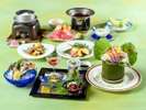*四季旬彩 夏膳/“四季を感じる”和洋折衷会席コース。お箸でお召し上がりいただけます。