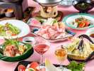 *華コース/食の都庄内。鳥海山麓の食材を使ったリーズナブルなお料理コース。