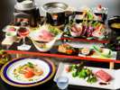 *四季旬彩 極秋膳/選りすぐりの食材を使った最高ランクの和洋会席コース