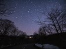 *【鳥海山荘の夜景】見上げた夜空に輝く星々