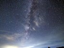 *夏の夜天の川を楽しむ