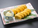【別注:出汁巻き玉子】〜1,000円税込※ご希望の場合は当宿までご連絡下さい〜