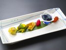 【別注:漬物盛り合せ】〜1,000円税込※ご希望の場合は当宿までご連絡下さい〜