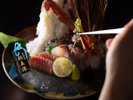 加能蟹と日本海の幸 お造り盛合せ