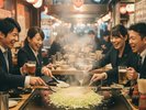 ホテル近くで「もんじゃ焼き」が食べられる!※イメージ