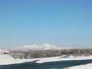 【風景】冬のあらかわと朴坂山