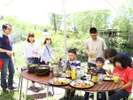 【夏・BBQ】お友達家族でも。盛り上がります!