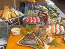 ◆ディナーブッフェ/握り寿司や揚げたての天ぷらなど出来立てのお料理も!※イメージ