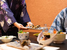 【個室食事処】湯上りすっぴんでも、周りを気にせずお食事をお楽しみいただけます♪