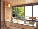 展望風呂付客室【新月】/温泉掛け流し