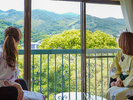 伊東の山々を眺めながらゆったり過ごすひと時・・
