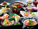 ■会席料理【藤の膳】季節により料理内容や器が異なる場合がございます。