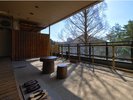 【鳳凰棟】特別室/和室ベッド付(客室専用月見庭園の一例)