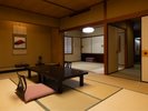 【本館・瑞雲棟】温泉風呂付き和室/15畳(お部屋の一例)