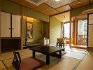 【本館・瑞雲棟】温泉風呂付き和室/12畳(お部屋の一例)