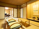 【本館・桃山庵】温泉露天風呂付き和洋室/白玉の間(お部屋)