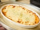 【朝食|グラタン】とろ〜りチーズが食欲をそそる温製メニュー。洋食派の方にも大人気。