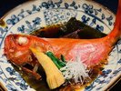 【別注|金目鯛の煮付け】3日前までの限定予約。一度は味わいたい、当館自慢の贅沢メニュー。