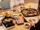 夕食 あぐー豚のしゃぶしゃぶおひとり様4,000円