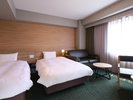 ◆【禁煙デラックスツインルーム】30.60〜32.92平米※県庁側のお部屋です。※イメージ